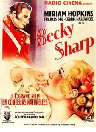 L’affiche du film « Becky Sharp »