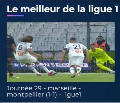 Vidéo de la 29e journée de Ligue 1