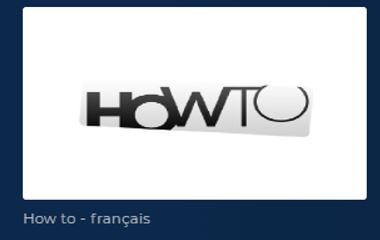 Le logo de la chaîne How To