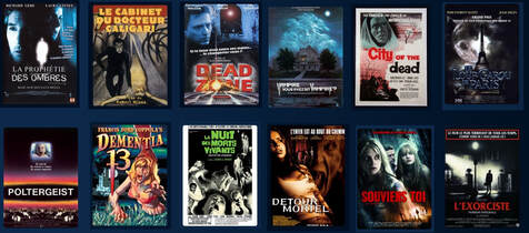Une sélection de films d’horreur