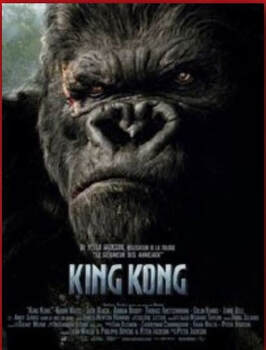 L’affiche du film King Kong 