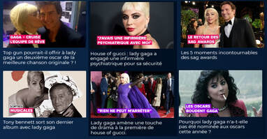 Des contenus sur l’artiste Lady Gaga