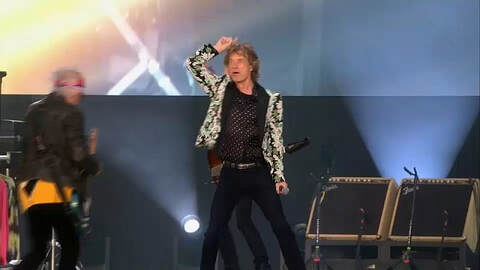 Image de Mick Jagger pour les 60 ans des Rolling Stones