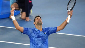 Le joueur de tennis Novak Djokovic