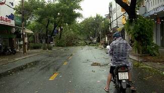 Les dégâts causés par le typhon Noru au Vietnam
